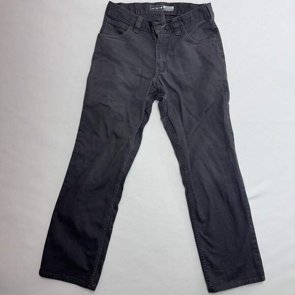 Carhartt Pants Men's 30x30 Gray Rugged Flex Relaxed Fit Canvas Work BN2517-M - Picture 1 of 9